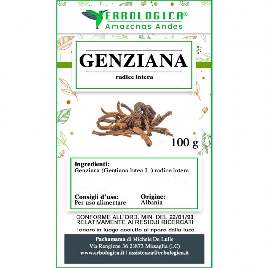 Genziana radice intera 