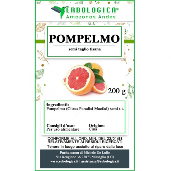 Pompelmo semi taglio tisana