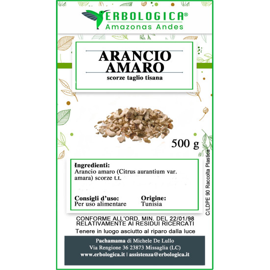 Arancio amaro scorze essiccate per tisane, liquori e cucina