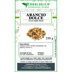 Arancio scorze dolci essiccate, infusi, tisane e liquori