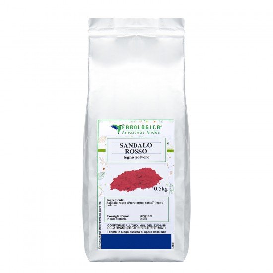 Sandalo rosso in polvere 500 grammi Sandalo rosso in polvere 500 grammi