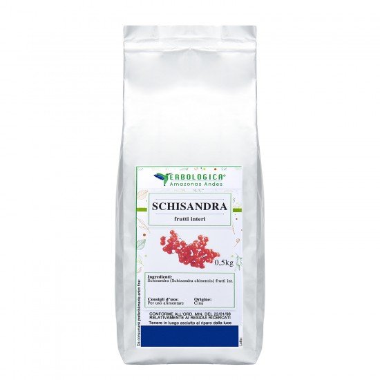 Schisandra frutti interi tisana 500 grammi Schisandra frutti interi tisana 500 grammi