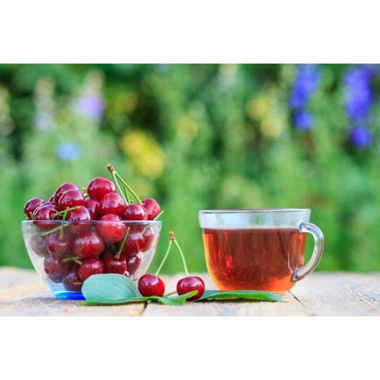 Cherry peduncles cut herbal tea