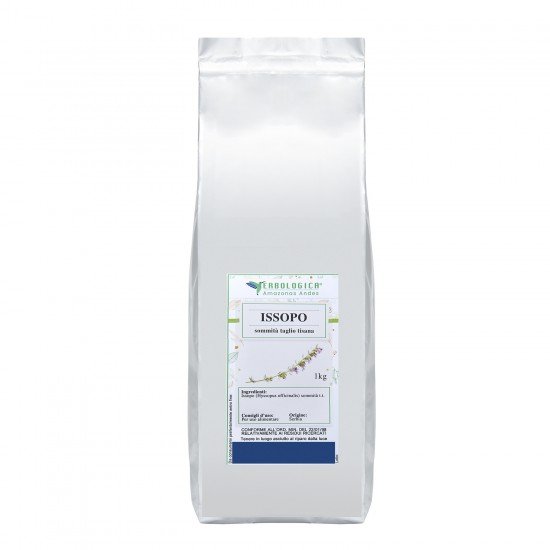 Issopo fiori e foglie taglio tisana 1 kg Issopo fiori e foglie taglio tisana 1 kg