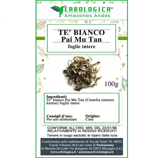Tè bianco Pai mu Tan Tè bianco Pai mu Tan
