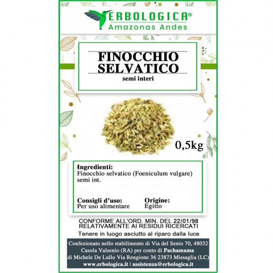 Finocchio selvatico semi tisana Finocchio selvatico semi tisana