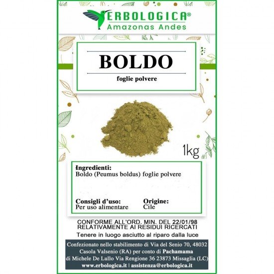 Boldo foglie in polvere Boldo foglie in polvere