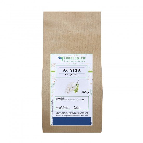 Acacia flowers cut herbal tea