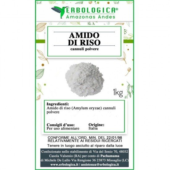 Amido di riso cannoli in polvere Amido di riso cannoli in polvere