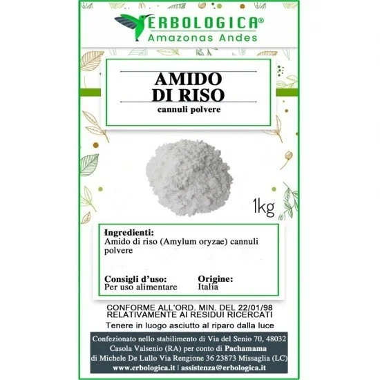 Amido di riso cannoli in polvere Amido di riso cannoli in polvere