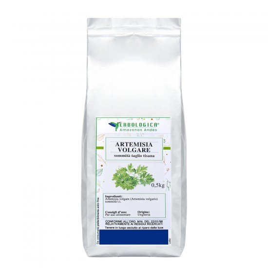 Artemisia Vulgaris herbal tea cut