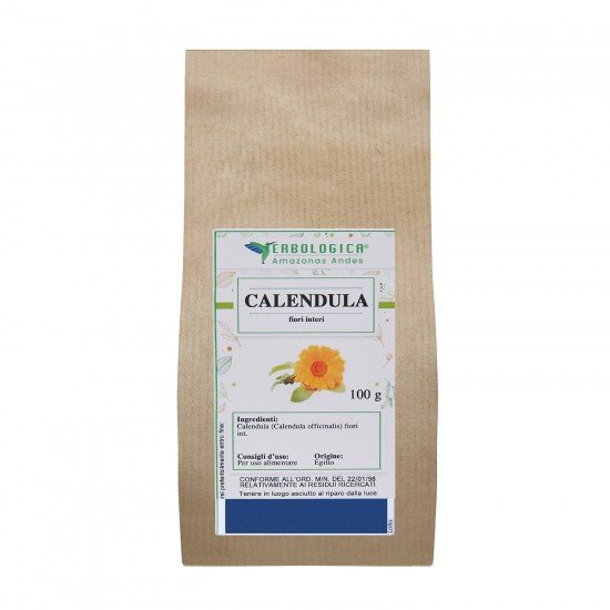 Calendula flowers cut herbal tea 
