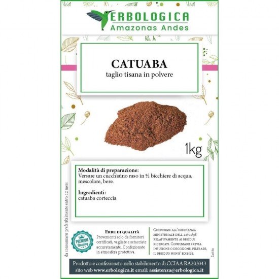Catuaba corteccia in polvere Catuaba corteccia in polvere