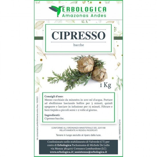 Cipresso bacche tisana 