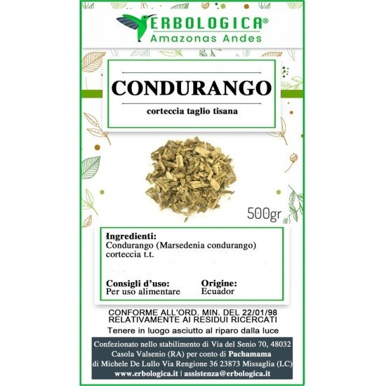 Condurango corteccia taglio tisana