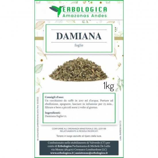 Damiana cut leaves herbal tea