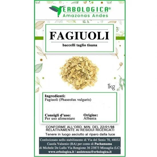 Fagiuoli baccelli taglio tisana Fagiuoli baccelli taglio tisana