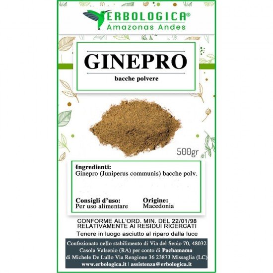 Ginepro bacche in polvere