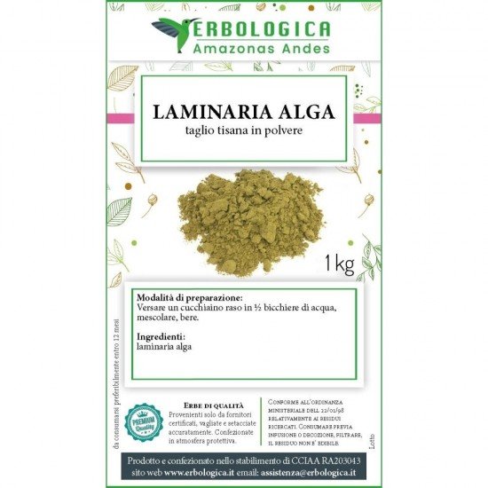 Laminaria alga in polvere 