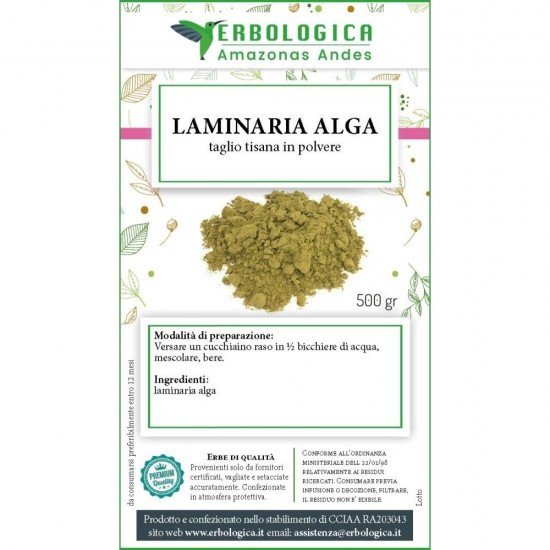 Laminaria alga in polvere 