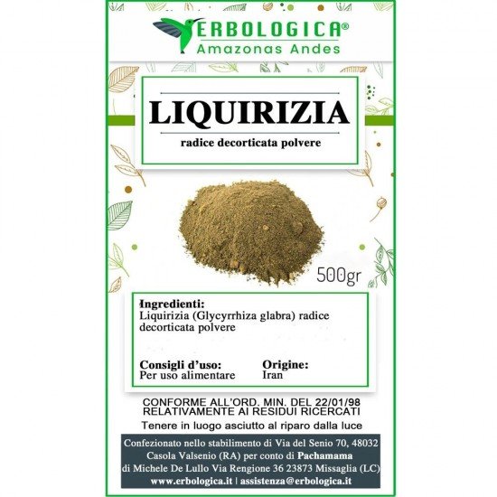 Liquirizia radice decorticata in polvere