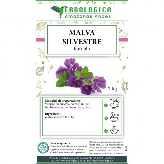 Malva fiori blu 