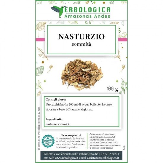 Nasturtium top herbal tea