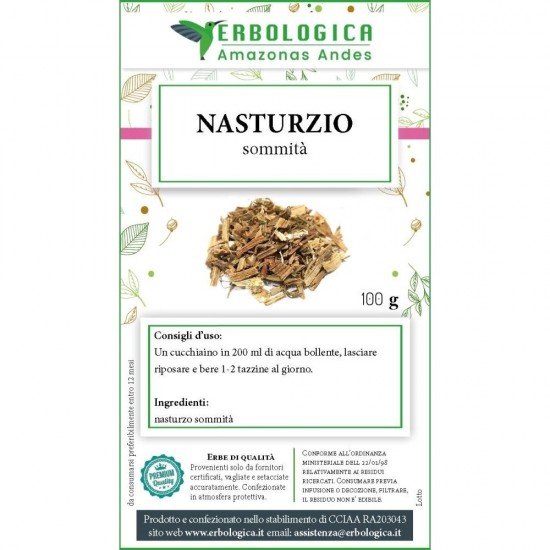 Nasturzio sommità tisana Nasturzio sommità tisana