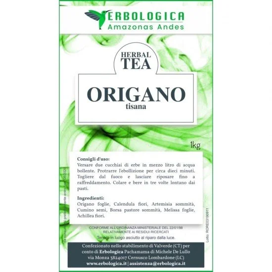 Tisana composta all'origano Tisana composta all'origano