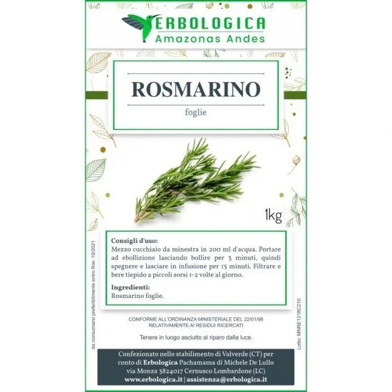 Rosmarino foglie taglio tisana Rosmarino foglie taglio tisana