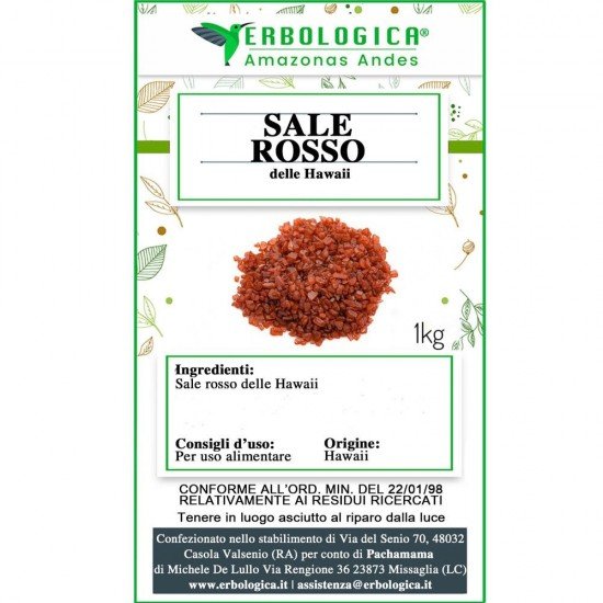Red salt from Hawaii