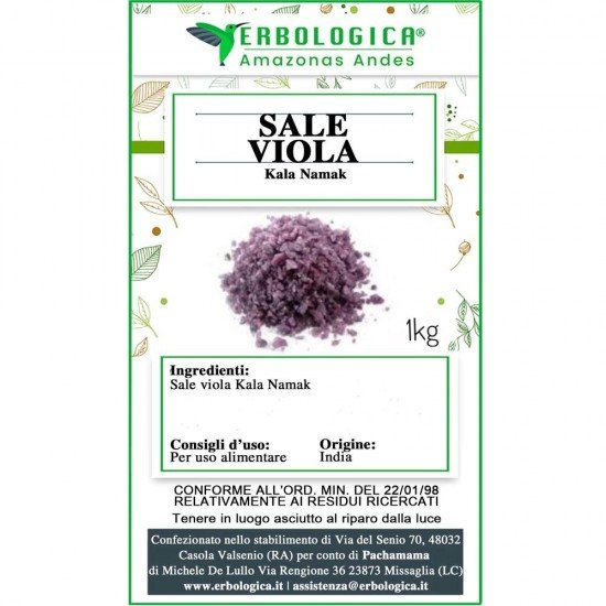 Sale viola Kala Namak