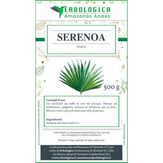 Serenoa serrulata fruit cut herbal tea Serenoa serrulata fruit cut herbal tea