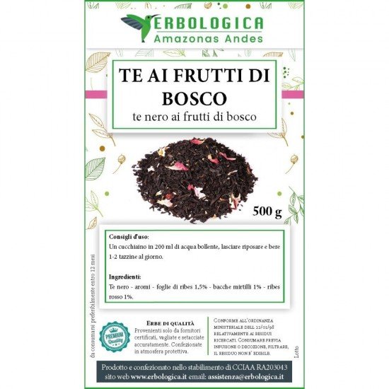 Tè nero ai frutti di bosco Tè nero ai frutti di bosco