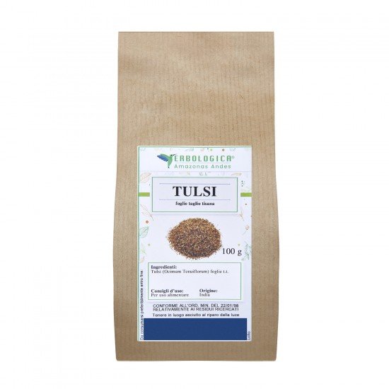 Tulsi foglie basilico santo taglio tisana