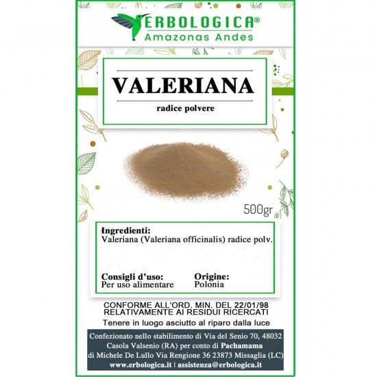 Valeriana radice polvere