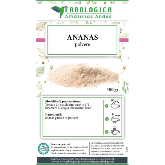 Pineapple stem powder 100 grams Pineapple stem powder 100 grams