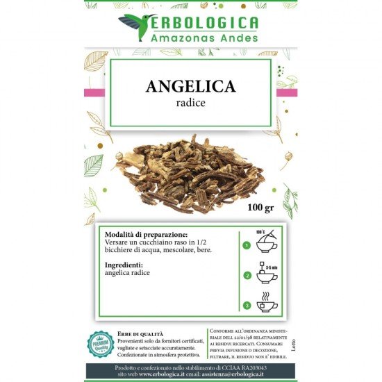 Angelica radice taglio tisana 100 grammi Angelica radice taglio tisana 100 grammi