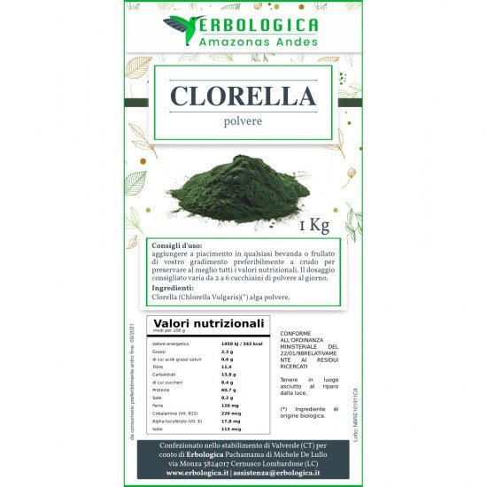 Clorella in polvere 100 grammi Clorella in polvere 100 grammi