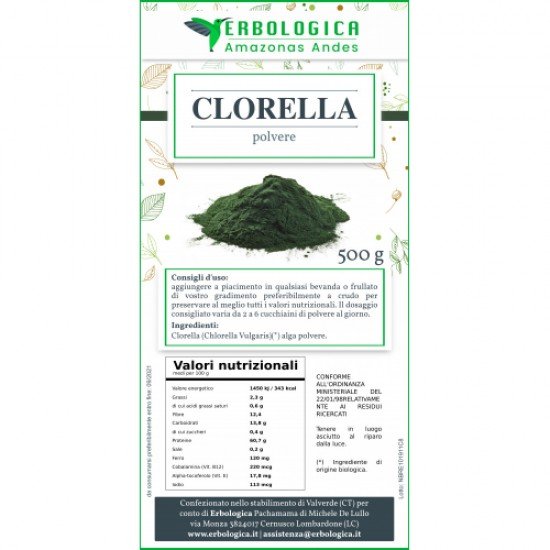 Chlorella powder 500 grams