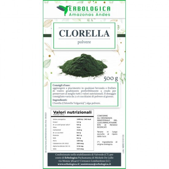 Chlorella powder 500 grams Chlorella powder 500 grams