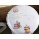 Tazza tisaniera cupcake in porcellana con scatola regalo