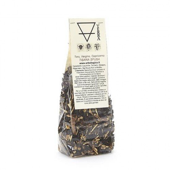 Ground herbal tea, licorice flavor