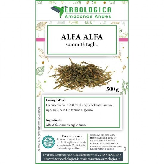 Alfa alfa top herbal tea 500 grams Alfa alfa top herbal tea 500 grams