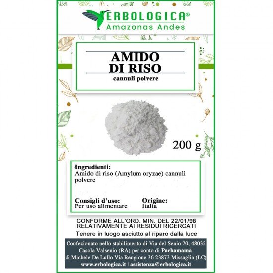 Amido di riso cannoli in polvere Amido di riso cannoli in polvere