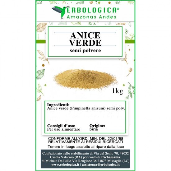 Anice verde semi in polvere Anice verde semi in polvere