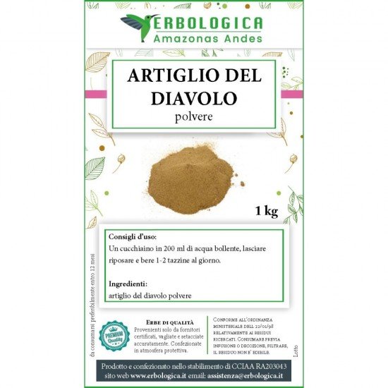 Artiglio del diavolo polvere 1 kg Artiglio del diavolo polvere 1 kg