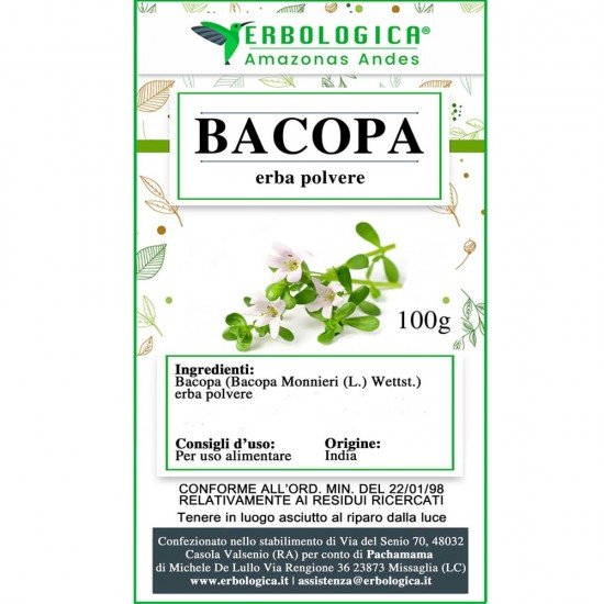 Bacopa erba in polvere Bacopa erba in polvere