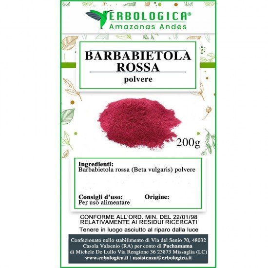 Barbabietola rossa in polvere 500 grammi