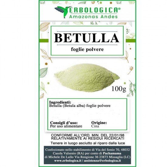 Betulla foglie in polvere Betulla foglie in polvere